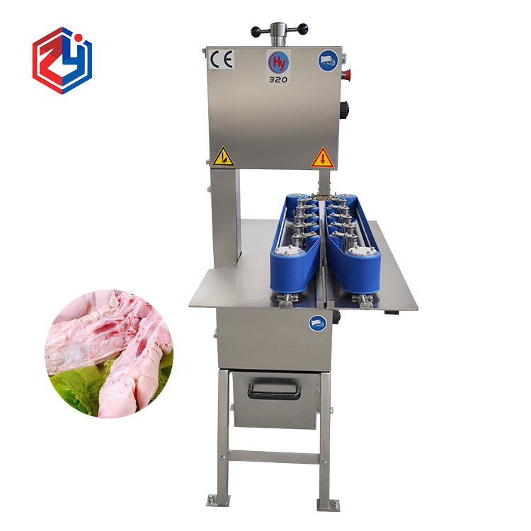 加工豬蹄不再難！豬蹄開半機(jī)助你提高生產(chǎn)效率！